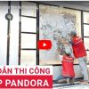 Hướng dẫn thi công tấm ốp Pandora