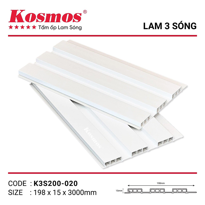 Lam 3 sóng thấp SPC K3S200-020